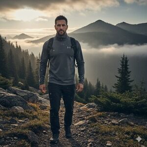 Under‎ Armour Storm Mens Small NWT ColdGear Pullover Gray Water Repellent Golf S